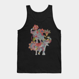 Boho Elephants Tank Top